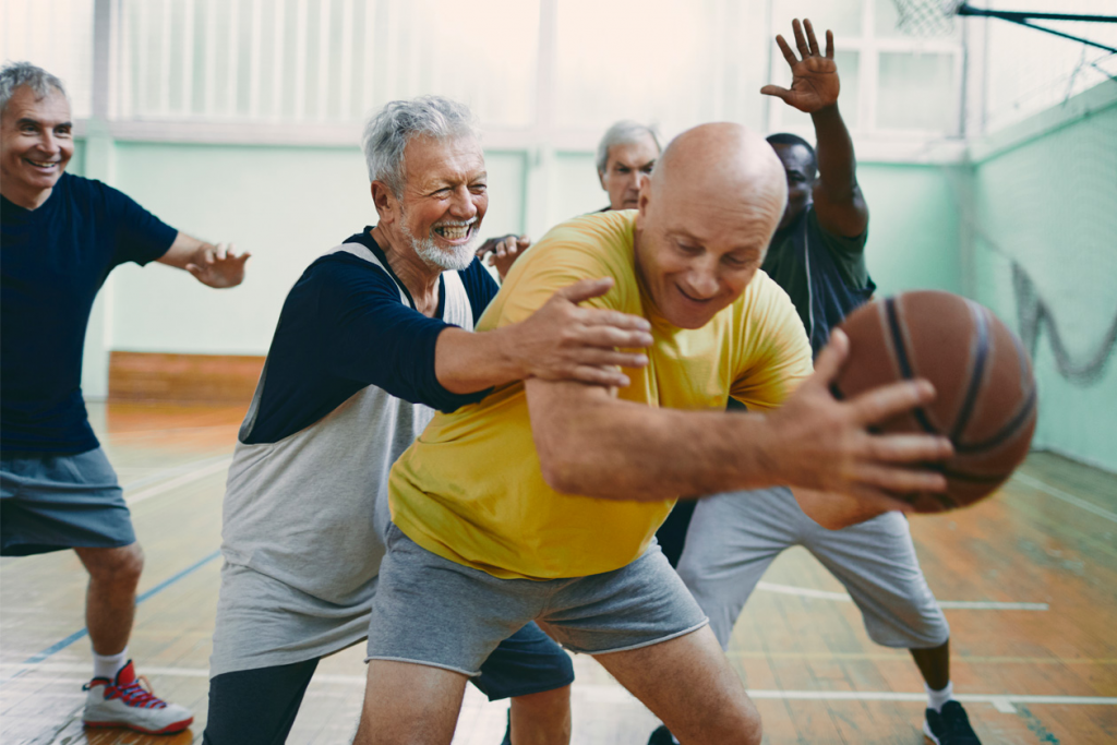 basketball for old people